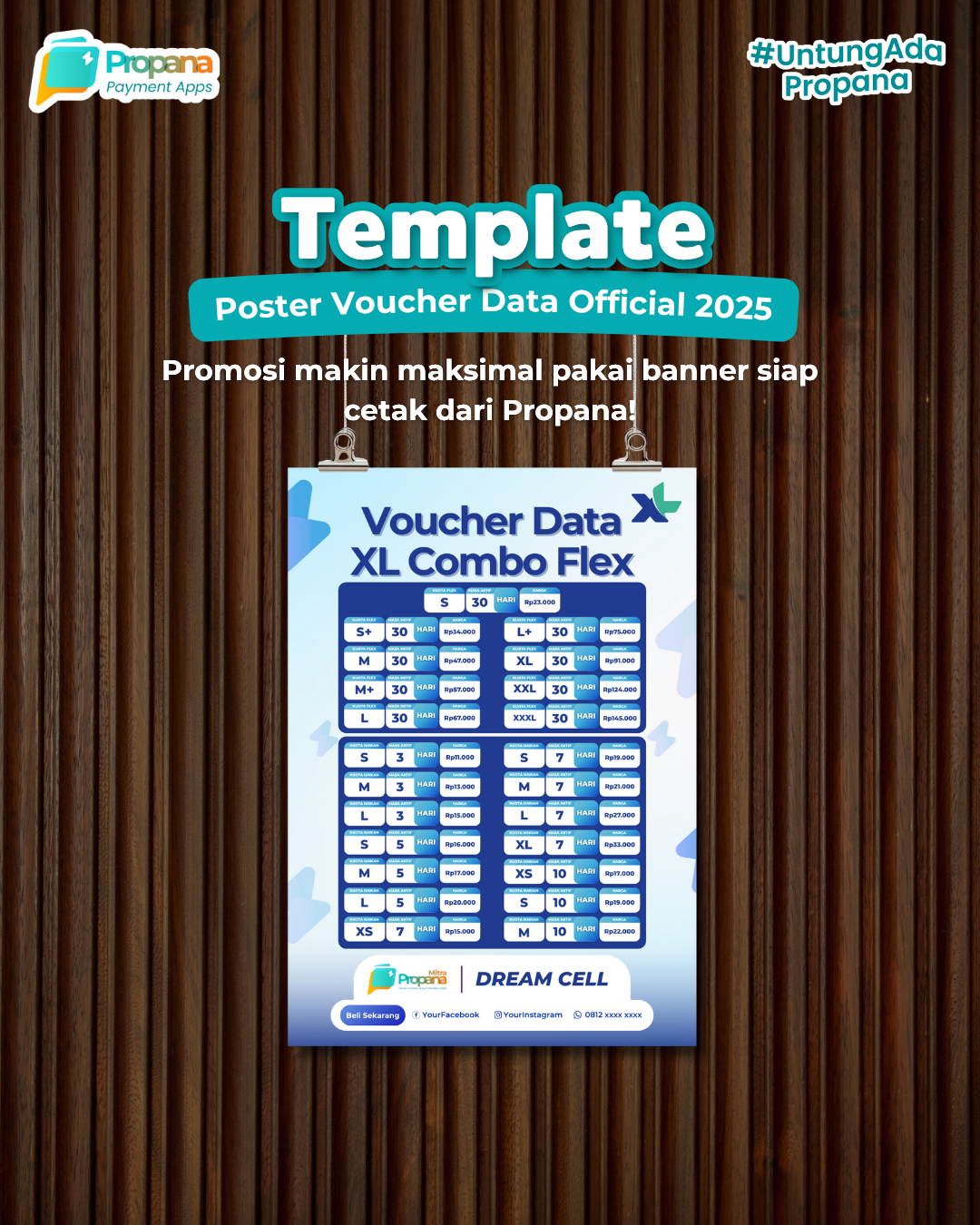 Xl Data Blue Template Pricelist Voucher Data XL Combo Flex 2025 (Official) - Support